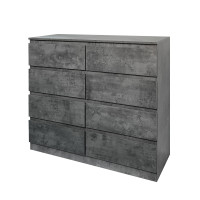 HTI-Living Thekla Beton Kommode 8 grifflose Schubladen HTI-Living Thekla Beton Kommode 8 grifflose Schubladen