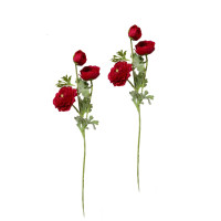 HTI-Living Flora Ranunkel 2er Set Rot HTI-Living Flora Ranunkel 2er Set Rot