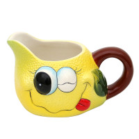Neuetischkultur Zitrone Milchkännchen mit Gesicht Neuetischkultur Zitrone Milchkännchen mit Gesicht