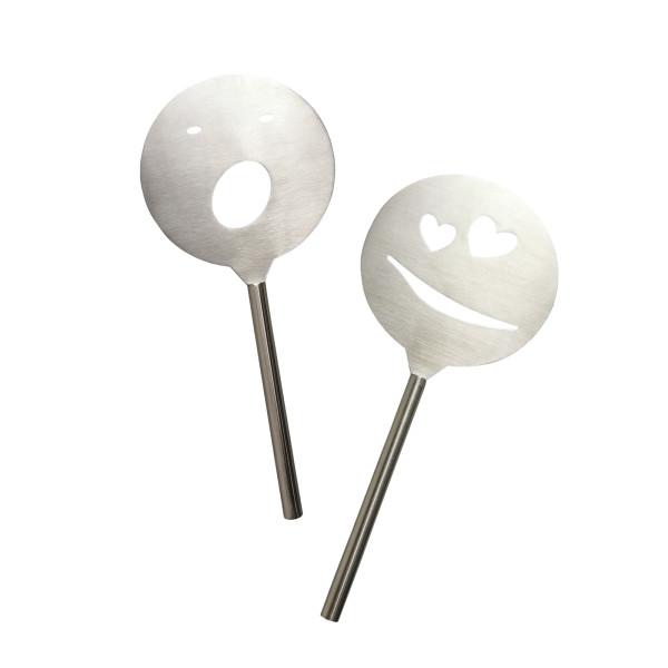 Neuetischkultur 2er Set Cappuccino Schablonen