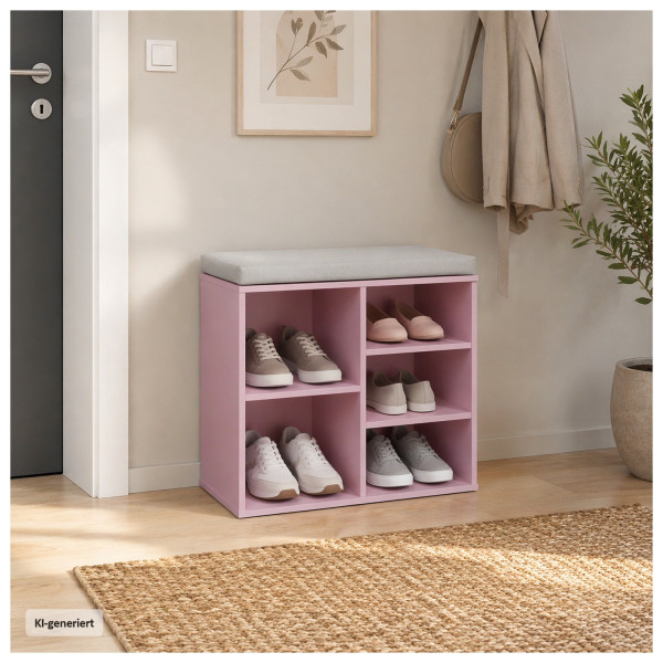 Schuhbank Katja S pink