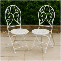 HTI-Line Lani Weiß Gartenstuhl 2er-Set HTI-Line Lani Weiß Gartenstuhl 2er-Set