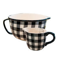 neuetischkultur Squares Set Rührschüssel und Messbecher neuetischkultur Squares Set Rührschüssel und Messbecher