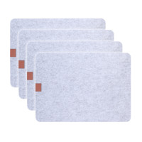 Neuetischkultur Filz eckig Platzset 4-teilig Neuetischkultur Filz eckig Platzset 4-teilig