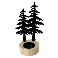 HTI-Living Schwarz Teelichthalter Wald HTI-Living Schwarz Teelichthalter Wald