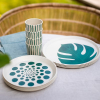 Vorschau: Koziol CONNECT PLATE MONSTERA DOTS Kleiner Teller 20,5 cm 4er-Set Vorschau: Koziol CONNECT PLATE MONSTERA DOTS Kleiner Teller 20,5 cm 4er-Set