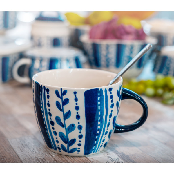 neuetischkultur Landhaus Suppentasse 0,5 Liter mit Deckel