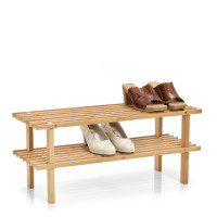 HTI-Living Bambus Schuhregal 2 Ablagen HTI-Living Bambus Schuhregal 2 Ablagen