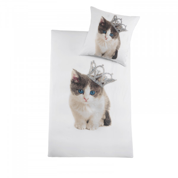 HTI-Living Fotodruck Mikrofaser Bettwäsche 2 teilig 80 x 80 / 135 x 200