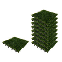 HTI-Living Nessa Klick Kunstrasenplatte 9-teilig HTI-Living Nessa Klick Kunstrasenplatte 9-teilig