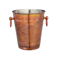 neuetischkultur Barcraft Wein- und Sektkübel, Edelstahl mit Kupferoberfläch neuetischkultur Barcraft Wein- und Sektkübel, Edelstahl mit Kupferoberfläch