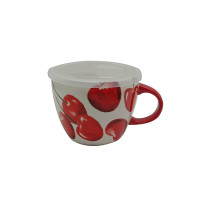 Neuetischkultur Cherry Suppentasse 0,5 Liter mit Deckel Neuetischkultur Cherry Suppentasse 0,5 Liter mit Deckel