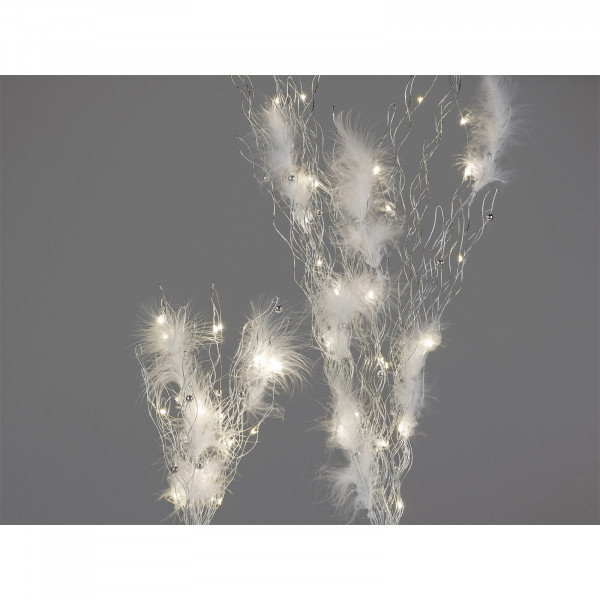 formano LED Zweige mit Federn und Licht