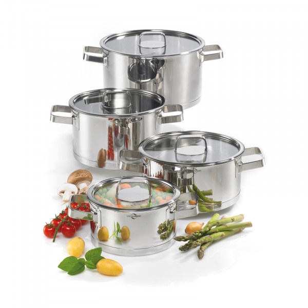 Küchenprofi San Remo Topf-Set 4-teilig, Edelstahl
