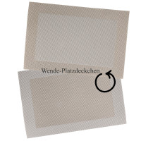 Vorschau: neuetischkultur Polyester Platzset 4er Set, Creme/Beige Vorschau: neuetischkultur Polyester Platzset 4er Set, Creme/Beige