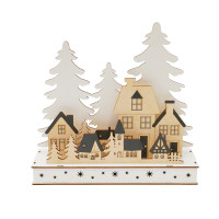 HTI-Living Dorfsilhouette LED Weihnachtsdeko HTI-Living Dorfsilhouette LED Weihnachtsdeko