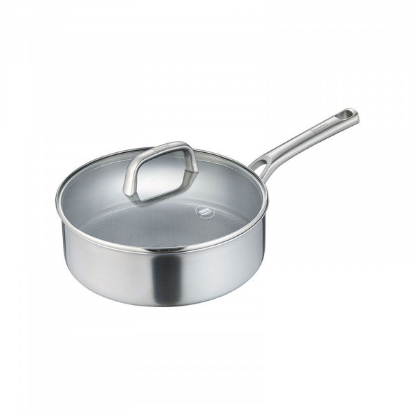 Berndes Tricion Resist Schmorpfanne mit Glasdeckel