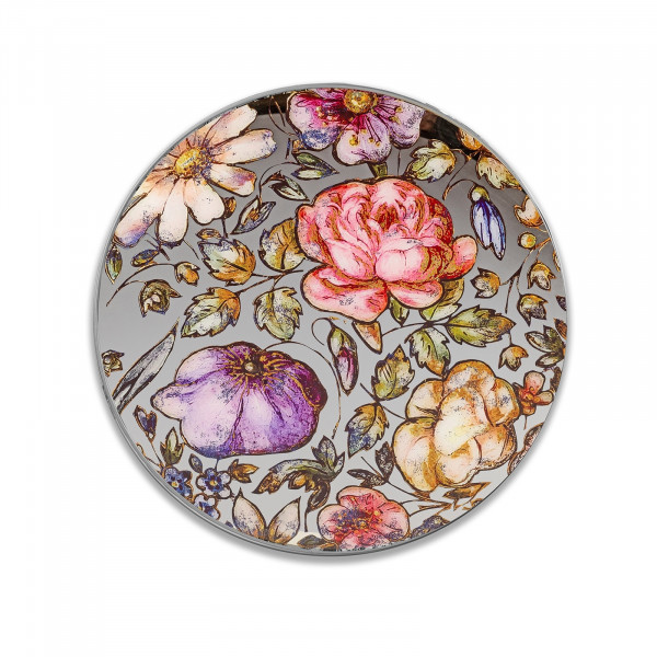 formano Mirror Wandbild Spiegel, floral, rund