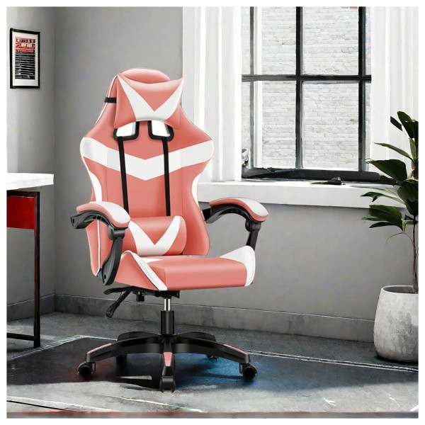 HTI-Living Krit Power Bürostuhl Pink/Weiß
