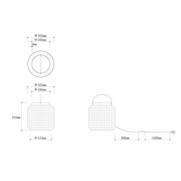 Nino Leuchten BOLA Tischlampe Schwarz
