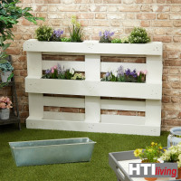 Vorschau: HTI-Living verzinktes Stahlblech Pflanzkasten für Palette 4er-Set Vorschau: HTI-Living verzinktes Stahlblech Pflanzkasten für Palette 4er-Set