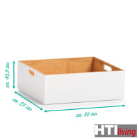 Vorschau: HTI-Living weiß Aufbewahrungskiste Bamboo Vorschau: HTI-Living weiß Aufbewahrungskiste Bamboo