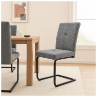 HTI-Living Kinsey Grau 2er-Set Esszimmerstuhl HTI-Living Kinsey Grau 2er-Set Esszimmerstuhl