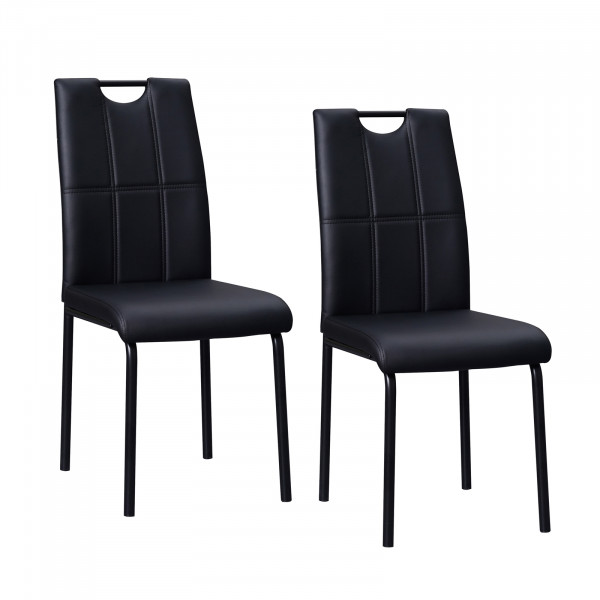 HTI-Living Denton PU Schwarz Stuhl