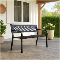 HTI-Living Metallbank Schwarz Gartenbank HTI-Living Metallbank Schwarz Gartenbank