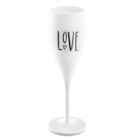 Koziol CHEERS No. 1 LOVE Sektglas 100 ml mit Druck Koziol CHEERS No. 1 LOVE Sektglas 100 ml mit Druck