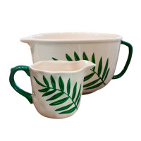 neuetischkultur Olivenzweig Set Rührschüssel und Messbecher neuetischkultur Olivenzweig Set Rührschüssel und Messbecher