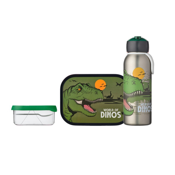 Mepal Campus Dino Brotdosenset mit Thermoflasche