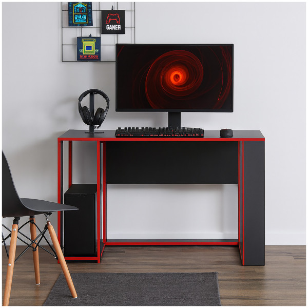 Schreibtisch Gamer Rot