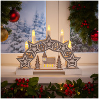 HTI-Living Sterne und Kirche Leuchtbogen HTI-Living Sterne und Kirche Leuchtbogen