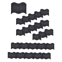 HTI-Living Wave 24-teilig Schwarz Beetumrandung Nessa HTI-Living Wave 24-teilig Schwarz Beetumrandung Nessa