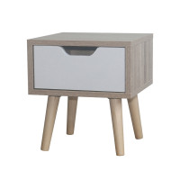 HTI-Living Thekla Sonoma Weiß Nachttisch 1 Schublade HTI-Living Thekla Sonoma Weiß Nachttisch 1 Schublade