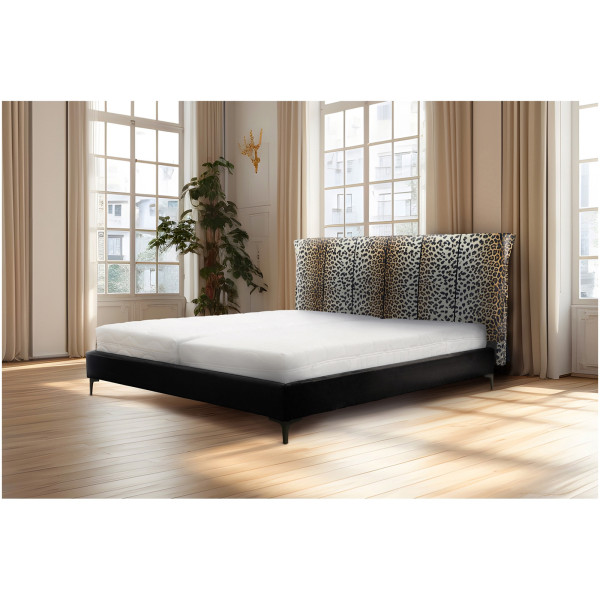 HTI-Living Roxbury Leoprint Doppelbett 180 x 200 cm