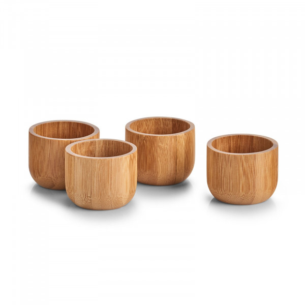 HTI-Living Bambus Eierbecher-Set 4-teilig