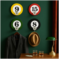 HTI-Line im Billardkugel Design Wandhaken 4er Set Dekohaken HTI-Line im Billardkugel Design Wandhaken 4er Set Dekohaken