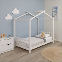 HTI-Living 90 x 200 cm Hausbett Weiß HTI-Living 90 x 200 cm Hausbett Weiß