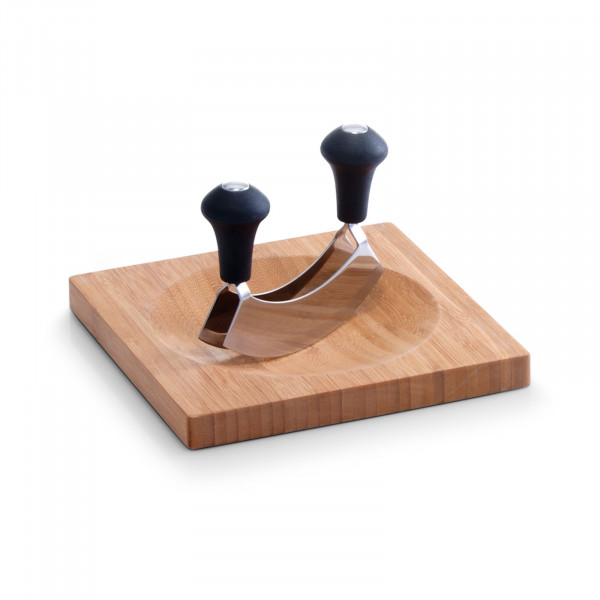 ZELLER Present mit Wiegemesser Kräuterbrett