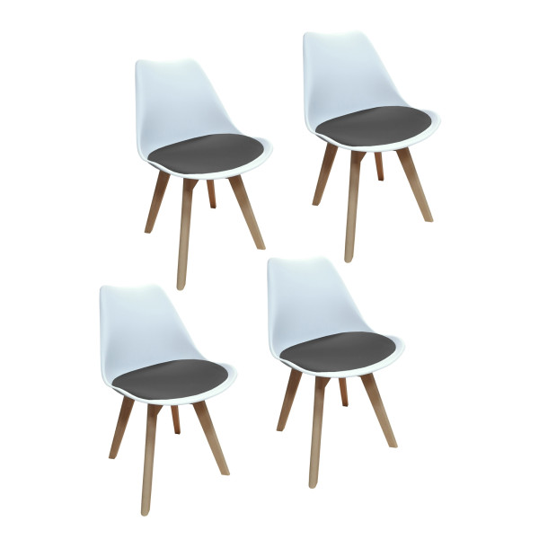 Stuhl Atlanta Velvet 4er-Set