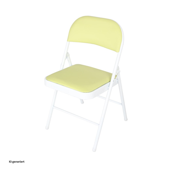 Klappstuhl Wedigo PVC Grün Weiß