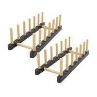 HTI-Living Kiefernholz Teller Abtropfständer 2er Set HTI-Living Kiefernholz Teller Abtropfständer 2er Set