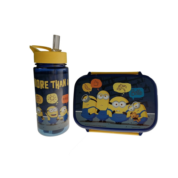 Undercover Minions Trinkflasche und Brotdose