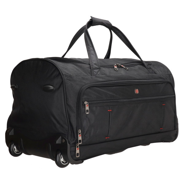 Enrico Benetti Schwarz Reisetasche mit Rollen 65