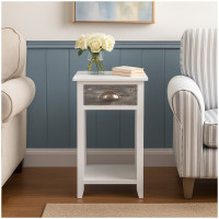 HTI-Living praktisches und stilvolles Möbelstück Beistelltisch mit Schublade und Ablagefach HTI-Living praktisches und stilvolles Möbelstück Beistelltisch mit Schublade und Ablagefach