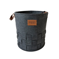 HTI-Living Briena Filz Dunkelgrau Wäschekorb 55 Liter HTI-Living Briena Filz Dunkelgrau Wäschekorb 55 Liter