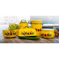 Vorschau: Neuetischkultur Sonnenblume Mikrowellen Keramik Schüssel 900 ml Vorschau: Neuetischkultur Sonnenblume Mikrowellen Keramik Schüssel 900 ml