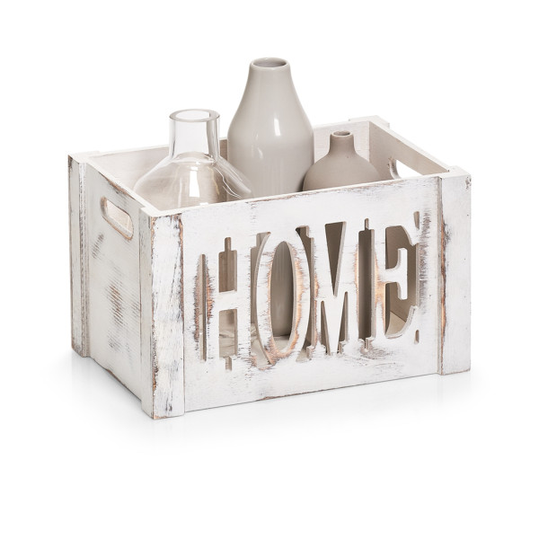 Aufbewahrungskiste "home" Holz 30x20x18